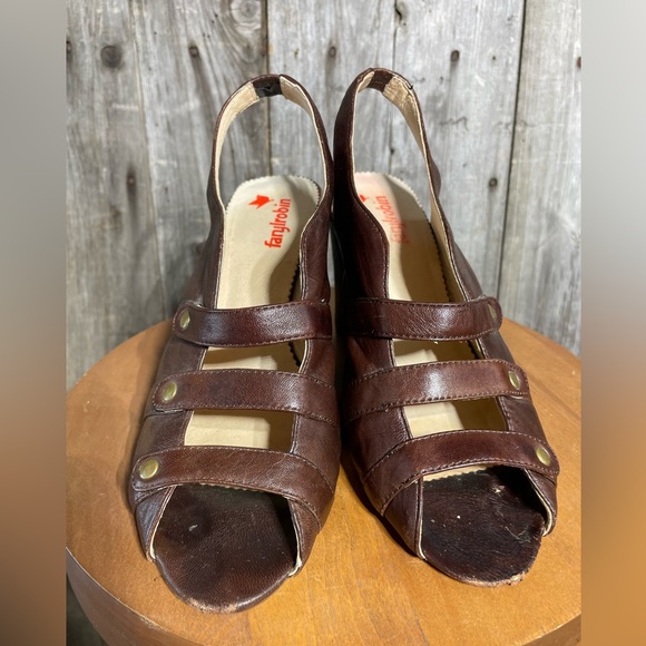 ANTHROPOLOGIE Farylrobin arc wedge sandal - size… - Picture 3 of 12